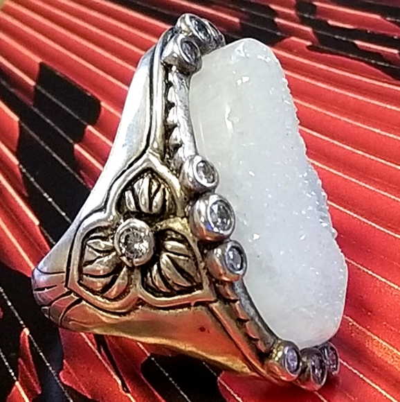 Silpada Jewelry - Silpada Sterling Silver & Druzy Ring